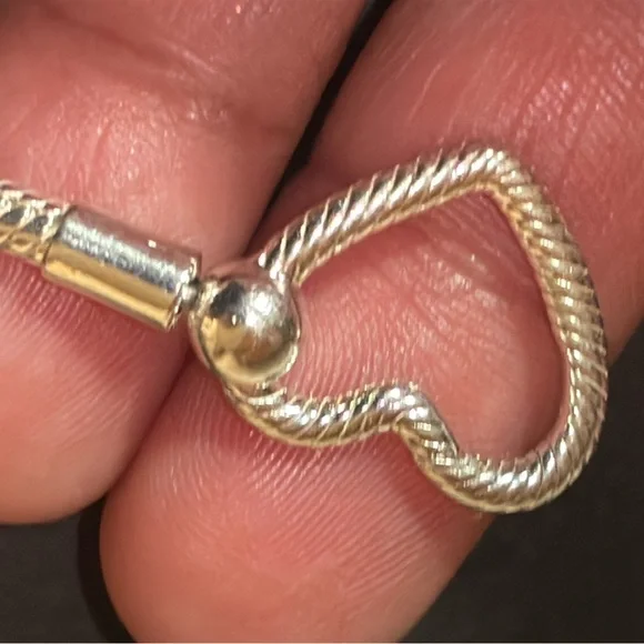 ✨SOLD✨
Pandora Sterling Silver Open Heart Clasp Bracelet - Picture 6 of 16